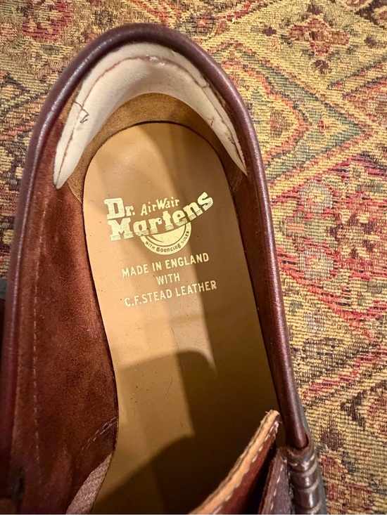 Dr. Martens Men\'s Chestnut Leather Penny Loafers made in England main image 16